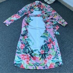 Zara Maxi Floral Dress, Size Large